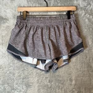 Lululemon Hotty Hot Short Low‎ Rise 2.5" Heather Lux Multi Black Size 10
